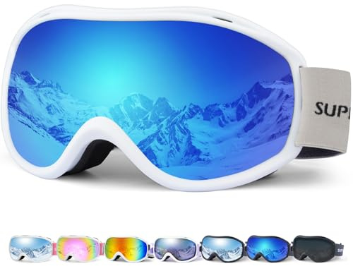 Supertrip Ski Goggles for Men Womens Anti-fog skiing goggles UV Protection Snow Snowboarding Goggles for Adult Youth