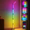 bedee Klappbare Stehlampe: DIY-förmige RGB-Stehlampe mit Musiksynchronisation und Timer, Moderne Stehleuchte mit 16 Millionen Farben und Smart-Fernbedienung & App für Wohnzimmer, Gaming-Zimmer