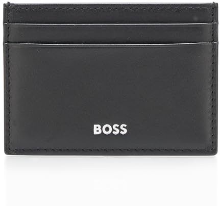BOSS, Randy Bold Logo Cardcase, black gloss, One Size
