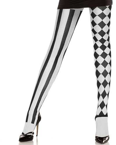Calcetines hasta la rodilla de Halloween, medias de circo, pantimedias de payaso, medias arlequín y rayadas para mujer