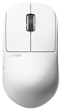 Pulsar Gaming Gears X2H Crazylight Gaming Mouse, Medium, Uyuni White