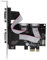 ASHATA Scheda seriale PCI-E a RS232 a 2 Porte, da PCI-E a Doppio Convertitore di Porta Seriale RS-232,Scheda di Interfaccia Seriale PCIe da 2,5 Gbps PCIe per Windows 2000 / XP / 7/8 / Linux/Mac