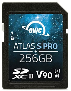 OWC Atlas S Pro (256 GB) SDHC UHS-II V90 Media Card