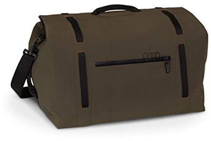Audi 3152201900 Reisetasche Tasche Duffle Bag, Ringe Logo, grün