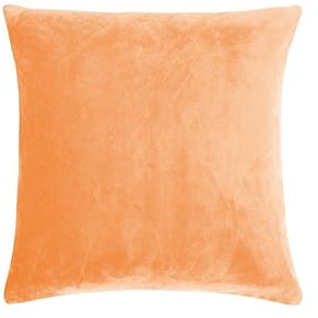 Pad - Kissenhülle, Kissenbezug - Samt - Smooth - 100% Polyester - Farbe: Soft Orange - 40 x 40 cm