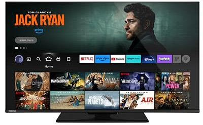 Toshiba Smart Fire TV 40 Zoll Full HD 40LF3F63DAR, 40 Zoll Fernseher mit integrierter Alexa, LED TV kompatibel mit Alexa, DVB-T2, LED-Technologie, HDR, HDMI 2.1, Dolby Audio