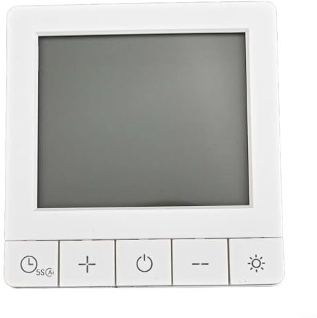 Oniissy Termostato digital inteligente WiFi programable controlador de temperatura con pantalla LCD para sistema de calefacción casero (3A)
