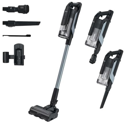 Hoover HF6 Cordless Stick Vacuum Cleaner, Floor Sensor, Dual Way Clean, Up to 100 Min Runtime, Anti Hair Wrap, Double Edge Cleaning, Versatile, QuickPark, Portable, 660w [HF610H]