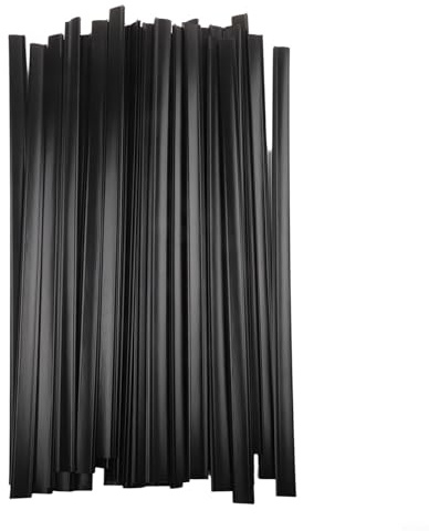 Strisce di copertura piatte in PE nere per piscine fuori terra, 61 cm, protezioni flessibili per bordi per rivestimenti sovrapposti, clip per piscina per evitare graffi (A)