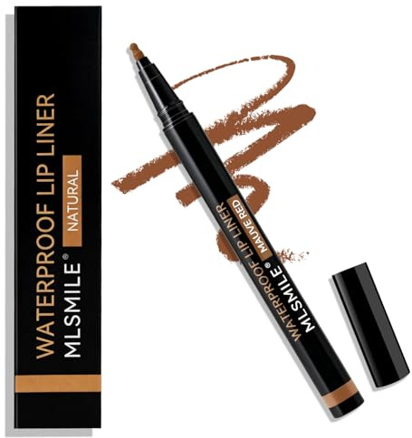 BUTBU Läpliner, vattentät läppenspenna Lipliner Lip Stain Markör, för fulla och fylliga läppar, högpigmenterad, överföringsbeständig, långvarig läppkonturpenna med matt finish, för alla hudtyper #06