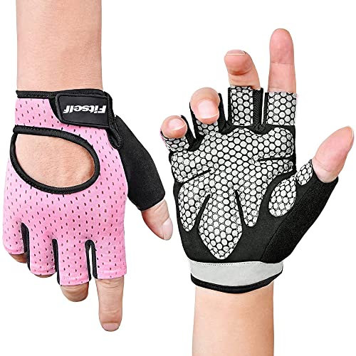 Fitself Fitness Handschuhe Damen Herren Atmungsaktive Gewichtheben Trainingshandschuhe für Sport Gym Krafttraining Bodybuilding Workout Radfahren