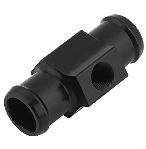 Adaptador sensor temperatura agua motocicleta, medidor aluminio duradero con abrazaderas 18mm, medidor temperatura agua radiador para mantenimiento y personalización de motos deportivas y clásicas