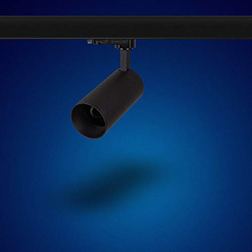 Mextronic GU10 3-PHASEN-STRAHLER: Dreh- und schwenkbarer für GU10 Leuchtmittel LED 3 Phasen Leuchte Genius L502 für Schienensystem