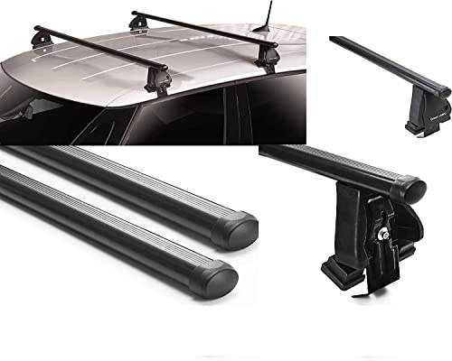 500L 2012- (Anche Versione Living). Barre PORTATUTTO Portapacchi da Tetto PREMONTATE PRONTE ALL'UTILIZZO per Auto Senza PREDISPOSIZIONI sul Tetto