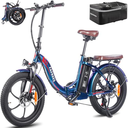 Fafrees [ Oficial F20-PRO Bicicleta electrica Urbana con batería de 36V 18Ah Fat Bike Plegable 20 Pulgadas, 250W Bici electrica Plegable de montaña Adultos 25 km/h 150kg