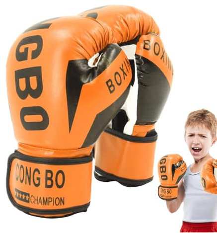 Boxhandschuhe für Kinder – Splicing Liner Training Kinder-Boxhandschuhe | Schützende Boxhandschuhe | Kampfsporthandschuhe für Boxen, Kickboxen | Handschuhe Kickboxen
