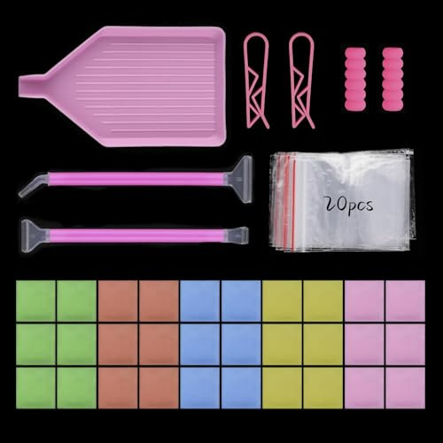 137 Pcs Diamond Painting Glue Clay 5D Diamond Painting Wax Diamond Art Wax Glue Clay Set