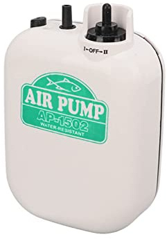 Generic Tyst Batteridriven Akvarieluftpump Stark Syrevolym Mini Akvariumluftare för Rörlig Beteskylslang och Bubbelsten