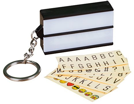 Thumbs up - LED Retro Leuchtkasten - Schlüsselanhänger (Mini Lightbox)