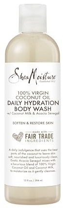 Shea Moisture 100% Virgin Coconut Oil Daily Hydration Body Wash by for Unisex - 13 oz Body Wash