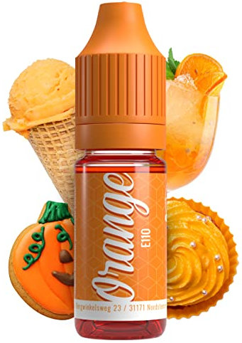 Belissia Lebensmittelfarbe Orange - 10ml flüssig & hochkonzentriert - Lebensmittelechte Speisefarbe zum Backen, Kochen, Fondant & DIY - vegan, stark färbend, geschmacksneutral