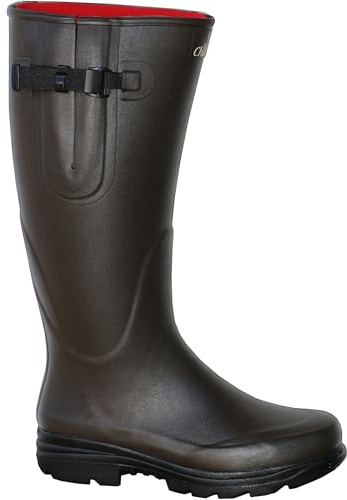 La Chasse Stivali di gomma in neoprene Nizza per uomo e donna, assolutamente impermeabili, in gomma da caccia, invernali, per cacciatori, stivali in neoprene foderati, in gomma naturale, da pesca