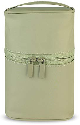 FANDARE Bolsas de Maquillaje Mujeres Bolsa de Cosméticos de Viaje Bolsa de Aseo Neceseres de Viaje Niñas Vacaciones Viajes de Negocios Impermeable Nylon Verde