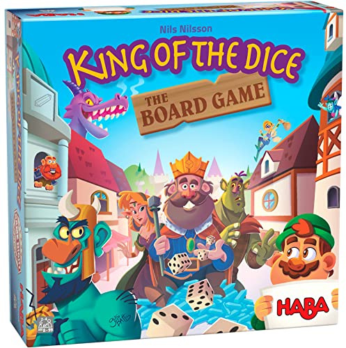 HABA King of the Dice Strategy Board Game for Ages 8+ | 2–5 Players, Dice Rolling, Tactical Decisions, Kingdom Building, Family Entertainment, Quick Gameplay, Replay Value