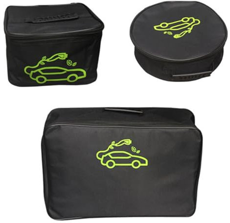 Dubbulon 3 Jumper Carry Bag - Water Resistant EV Charging Cable Storage Bag | Large Capacity for Cords