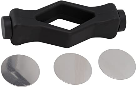 Lwuey Front Load Washer Door Prop, Washing Machine Door Prop Stopper Flexible Mouth Shape Strong Washes Doors Stoping Props Prevent Accidental Closing Keep Dry for Home with 3 Adhesive Sheets(Black)