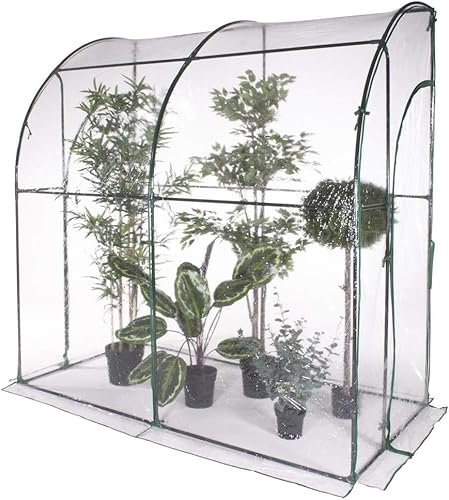 Serra da Giardino e Balconi con copertura in PVC impermeabile per Orti, Piante e fiori (A Parete - 200x100x210H cm)