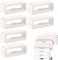 6 Stück Farbige Silikon Schlaufe, 20mm Armband Verschlussring für Garmin Vivoactive 5/Forerunner 245 645/Vivoactive 3/Venu/Fenix 6S 5S Armband schlaufen Smartwatch Gummi Schlaufen Halter Damen Herren