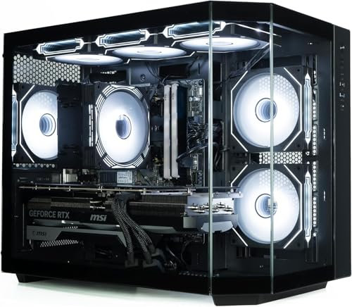 ionz Gaming PC - Desktop Computer, Ryzen 7 5800X, Nvidia RTX 5070 2X OC, 32GB RAM, 1TB NVMe SSD, 120mm AIO, 650W 80+ PSU, WiFi, Windows 11, Black - Apex