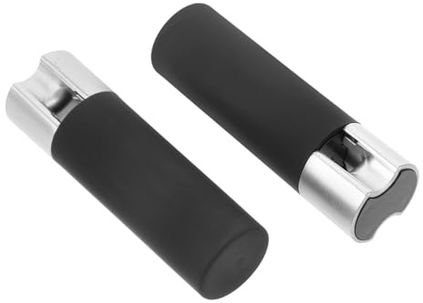 HONITANO 2pezzi Tende Per Di Sicurezza Per Tende Pacchetto Catenelle Nere Per Da Tendicavo Pesante Maniglie Per Verticali