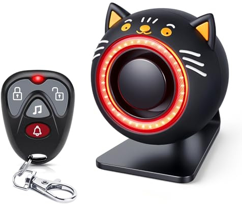 Randpow Car Alarm System,120dB Car Alarm System with Motion Sensor, Car Alarm Anti Theft Device with Wireless Remote, Rechargeable Vehicle Security System for Cars, RVs, SUVs, Trucks