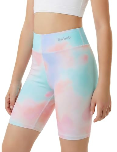 Ewbob Girls Leggings Cycling Shorts Sport Dancing Gymnastic for 5-14 Years