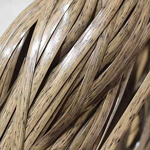 uyeoco Kunststoffgeflechttes Rattan-Reparaturmaterial für Gartenmöbel,8MM*65M langlebiges Korbgeflecht, Sitzbank, Tisch, Reparatur-Set (Farbverlauf) (Color : D, Size : 8mm)