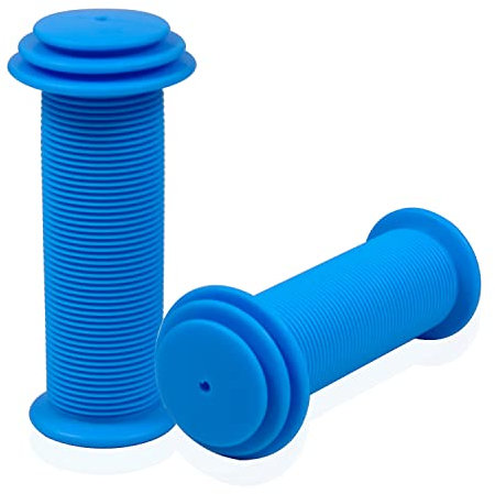Kinder Kindergriffe 1 Paar Fahrradgriffe Fahrrad Griffe Lenkergriffe Grips Lenker Griff Handgriffe Kinderfahrrad Griffe für Roller, Kinderfahrrad, Dreirad blau