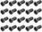 QUARKZMAN Vis Torx M3x7mm avec Clé pour Remplacer l'Outil de Tournage Cnc à Plaquettes Carbure en Acier Allié de Qualité 12,9, Lot de 20 Pièces