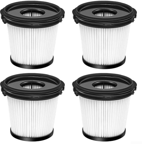 4-pack tvättbart HEPA-filter, dammsugarfilter, för Detect Pro IW3611DE/IW3611EU/IW1611DE/IW1611EU/BU1120EU trådlös dammsugare