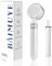 BAIMUYE Filter Shower Head, High Pressure Handheld Shower Head, Universal Connector, Water Impurities Removal Shower Filter, Residual Chlorine Removal, Soften Water (White)