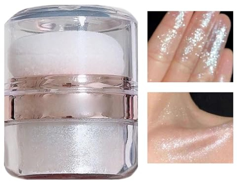 Highlighter Maquillage Poudre, Poudre De Fée Maquillage Highlighter Poudre Illuminatrice Pour Le Corps Poudre Illuminatrice Pour Le Visage Et Le Corps, 3g