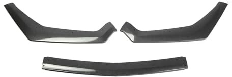 Spoiler Avant Kit Carrosserie 3 Pièces Pour Ford Pour Mustang GT 2018 2019 2020 Aileron Pare-chocs Avant Diffuseur Splitter Noir Forme Canard Becquets Avant Lèvre(Carbon Look)