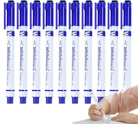 Whnbuij radering markör – skrivpenna med radergummi, 0,5 mm fin spets ritmarkörer | för lärare skolor förskolor förskolor förskolor ritning pedagogiska aktiviteter