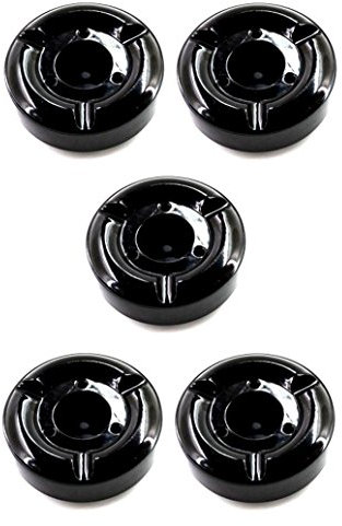 5x Sturmaschenbecher aus Melamin Ø 11,5 cm Aschenbecher Windaschenbecher