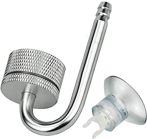 Bssowe Diffusore Acquario, Diffusore CO2, Diffusore CO2 Acquario, Atomizzatore Acquario, Acquario Diffusore Atomizzatore, Atomizzatore CO2 Acquario, per Impianto Acquario, Argento