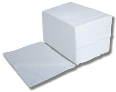 LALILL Einweghandtücher 70x40 cm – 100 Stück Handtuch saugstark & weich Vliestücher – Für Baby, Kosmetik, Sauna, Hund, Pflege, Urlaub, Pedikure, Senioren - hygienische Folienverpackung