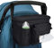 Kinderwagen Organizer Universal, Kinderwagentaschen Buggy Kinderwagentasche Baby Zubehör mit Reißverschlusstasche, Schultergurt und Stauraum für Windeln&Handys (Schwarz)