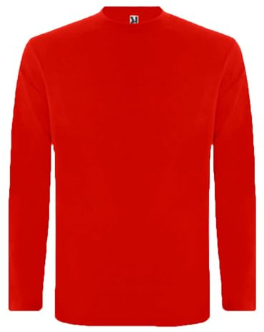 ROLY 8573-EXTREME Man-Rojo-L - Camiseta Extreme Hombre Manga Larga Hombre Color: Rojo Talla: L