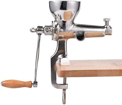 Professionell manuell juicepress i rostfritt stål för frukt och grönsaker – kraftig vetegräs-juicer – icke-elektrisk handpress juicer